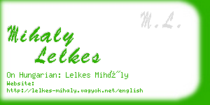 mihaly lelkes business card